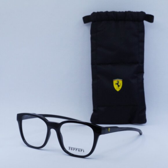 Final Price! Ferrari Scuderia FZ8006 501 Black Eyeglasses - Picture 1 of 7
